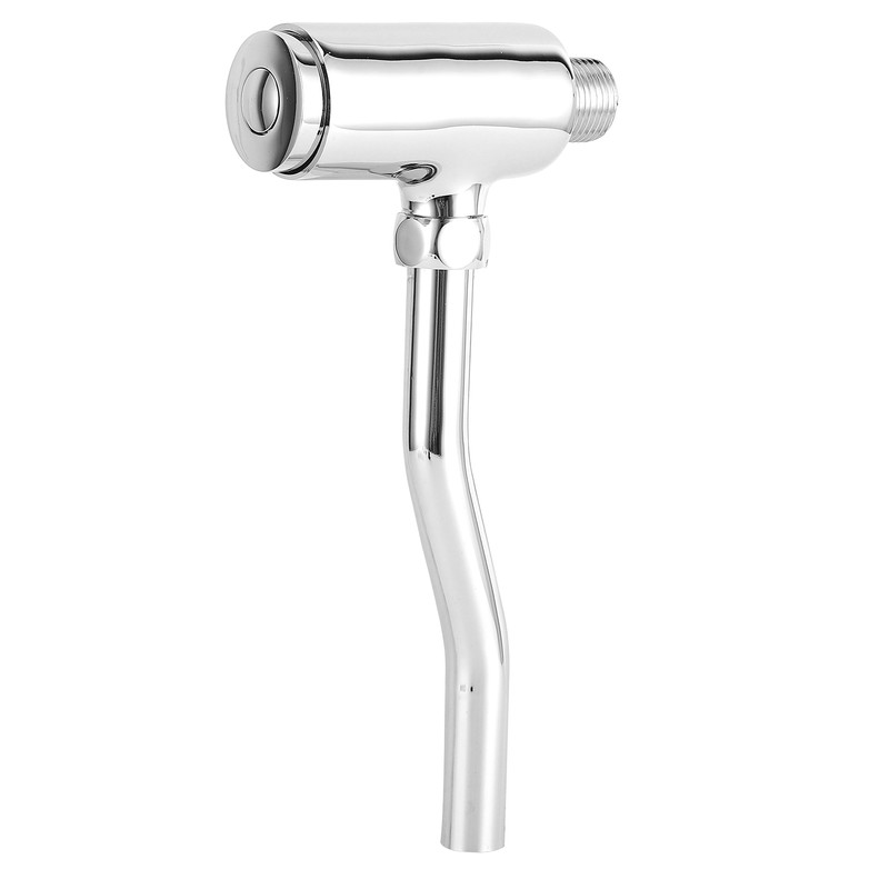 Hand Pressing Urinal Flush Valve Brass Delay Self Closing Bathroom