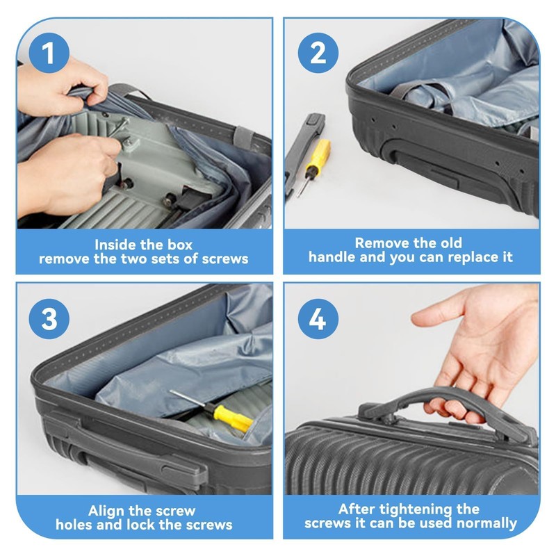 Luggage Suitcase Handle, 20 cm / 7.9 Inch Durable Replacement