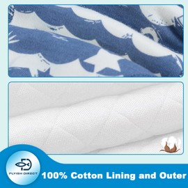 FLYISH DIRECT Potty Training Pants Cotton, Reusable and Absorbent, 2 Packs