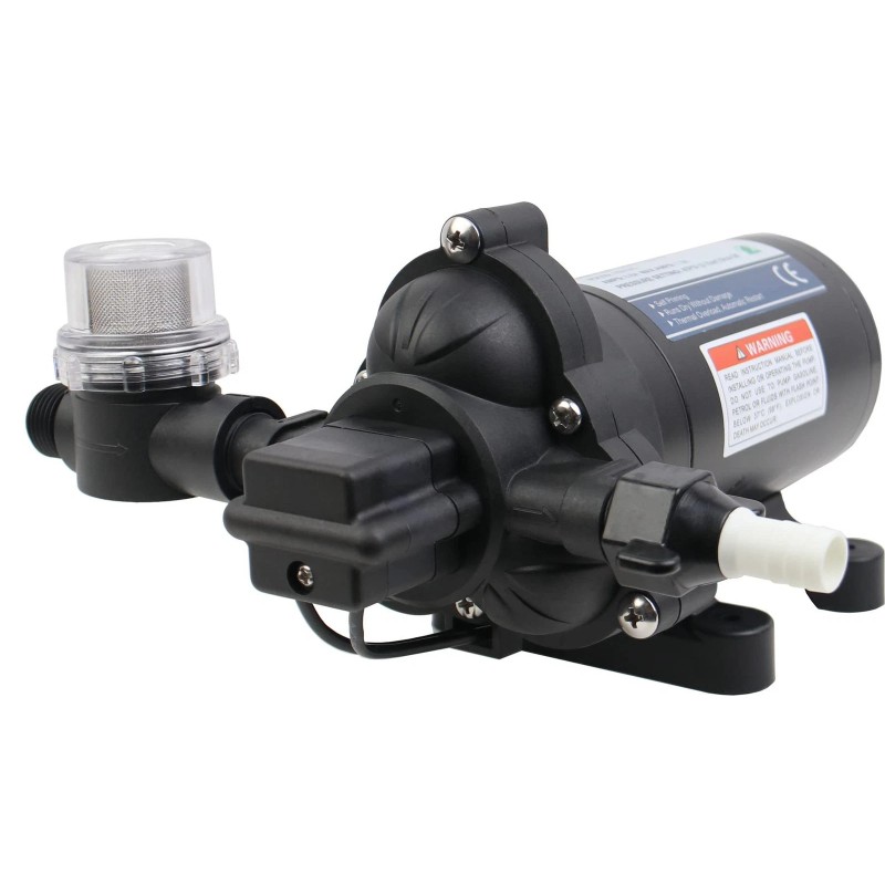 KENCIT T33 Automatic On-Demand Diaphragm Pump 115Vac, 4.0GPM, 45PSI, Industri...