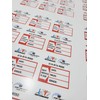 Oil Change Reminder Stickers - Fully Customizable - Removable Vinyl,