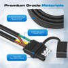 Malictele 4 Pin 5 Wire Trailer Wiring Harness Kit, 26FT