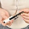 Bekecidi 4PCS Lanyard Pen Holder, PU Leather Pen Bag Clip