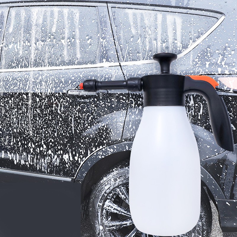 Car Wash Foam Manual Watering Can Hand Pressure Spray Bottle