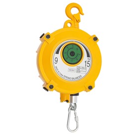 Fluoxtine Spring Balancer, 20-33lbs Retractable Spring Balancer with 5ft Wire Rope and 360° Hook, Balancer Balancer Retractor Retractable Tool Fixture Holder