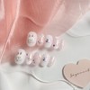  Dreaming Rabbit Nail Tip - Square / 꿈꾸는 토끼