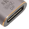 USB C to DisplayPort Adapter 8K 60Hz 8.1Gbps HBR3 DisplayPort