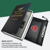 Dictionary Diversion Book Safe with Combination Lock and Fireproof Money