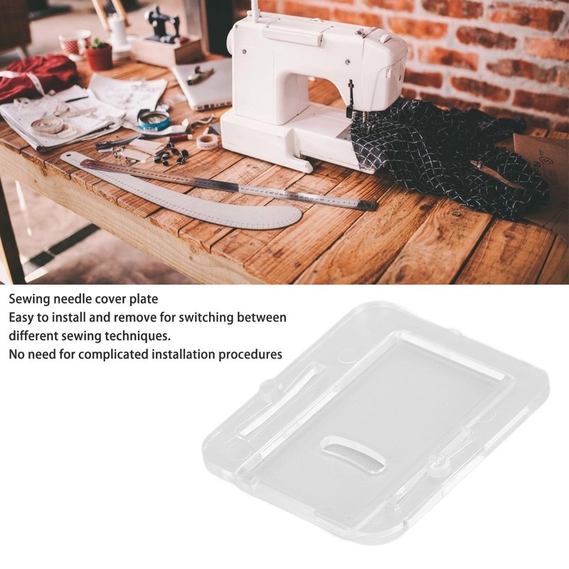 Sewing Machine Cover Plate Transparent Easy to Install Sewing Machine