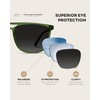WearMe Pro Premium Polarized Double Bar Sunglasses for Men and