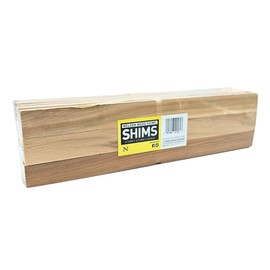 Nelson Wood Shims - 16-Inch Cedar Wood Shims for Leveling - 42 Pack Wedges for Toilets, Tables, Doors & Furniture Levelers for Uneven Floors