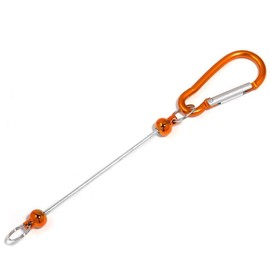 „ÄêP165„Äë5pcs  Alloy Climbing Buckle Shape DIY Decoration:_Red ZK17803.5