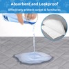 Washable Reusable Dog Pee Pads, 34"x52" Absorbent & Waterproof Puppy
