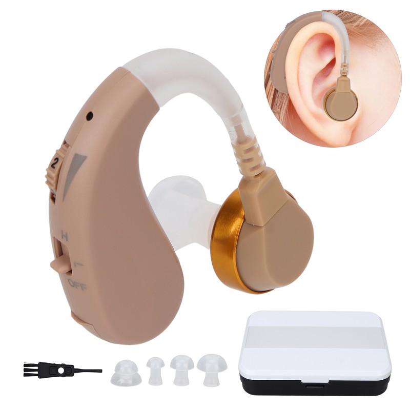 Hearing Aid Earphone Amplifier with Sterilization Box Noise Reduction Ear