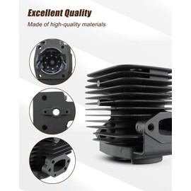 47.5mm Cylinder Kit Fit for Redmax EB7001RH EB7001 EB7000 Backpack Blowers