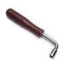 Guzheng Tuning Wrench, Quadrilateral Tuner, Light Brown Plastic, 6.3 Inch,
