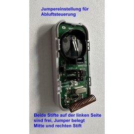 DIW-Funk Installation Exhaust Control PA-521 3-Piece Economy Set: Window Contact Switch DFM-2000 + Installation Radio Switch DES-2300 Wireless 2300 Watt + DKS-10 Key Transmitter