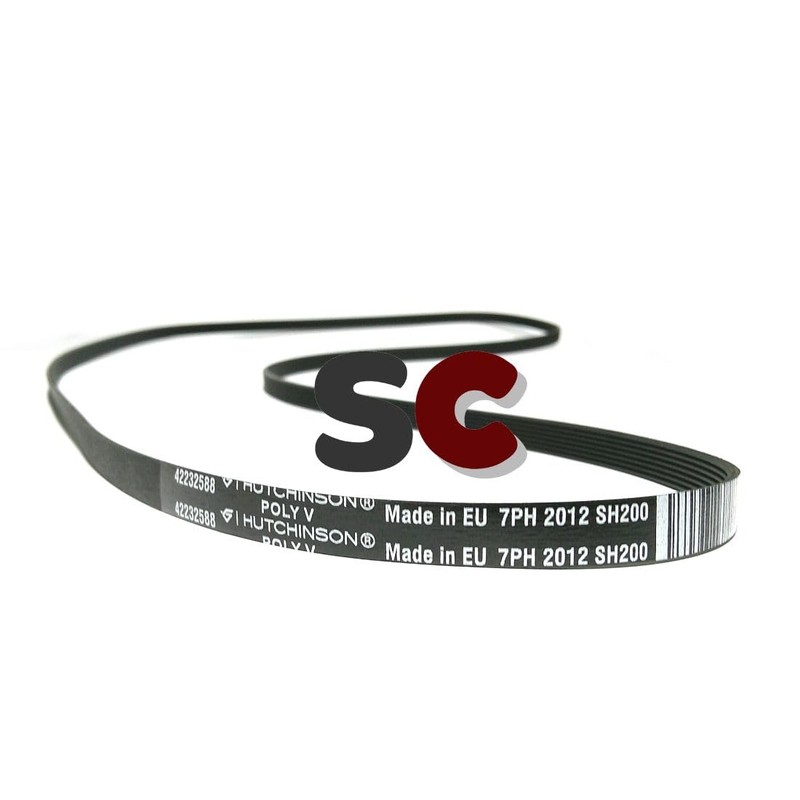 SC Solocorreas - Tumble Dryer Belt 7PH 2012 Black Hose