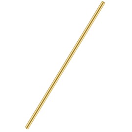 3/8 Inch Brass Round Rod, Favordrory 1PCS Brass Round Rods Lathe Bar Stock, 3/8 Inch in Diameter 14 Inches in Length
