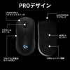 Logicool G PRO 2 LIGHTSPEED 44K DPI Wireless Gaming Mouse,