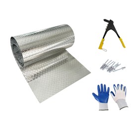 Diamond Plate Sheet Metal Heavy Duty Tread Aluminum Sheet Diamond Tread Plate for Wall Covering, Cargo Trailer, RV and More (4' x 8')