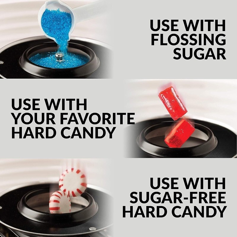 Nostalgia Cotton Candy Machine - Retro Cotton Candy Machine for