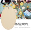 Wood Ornament Pieces Unfinished Wood Blank Earrings DIY Hand‑made Craft