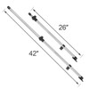 Leader Accessories Adjustable Bimini Top Rear Support Poles Universal Fit
