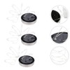 LED Light String 3Pcs Solar Power Yard Mason Lamp Outdoor