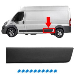 Rear Moulding Side Panel Trim Left Side For Peugeot Boxer 8547.X1