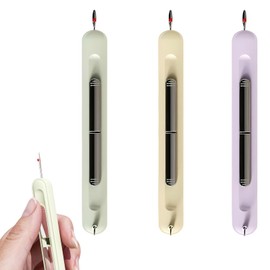 YEWCEP 2 in 1 Needle Threader and Seam Ripper, 3 Pieces Needle Threaders for Hand Sewing, Threading Aid for Needle Eye Hand, for Hand Sewing, Knitting, Crafts, Quilting Accessories
