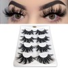 MIKIWI 25mm Lashes, Dramatic 6D Faux Mink Lashes, Fluffy Volume