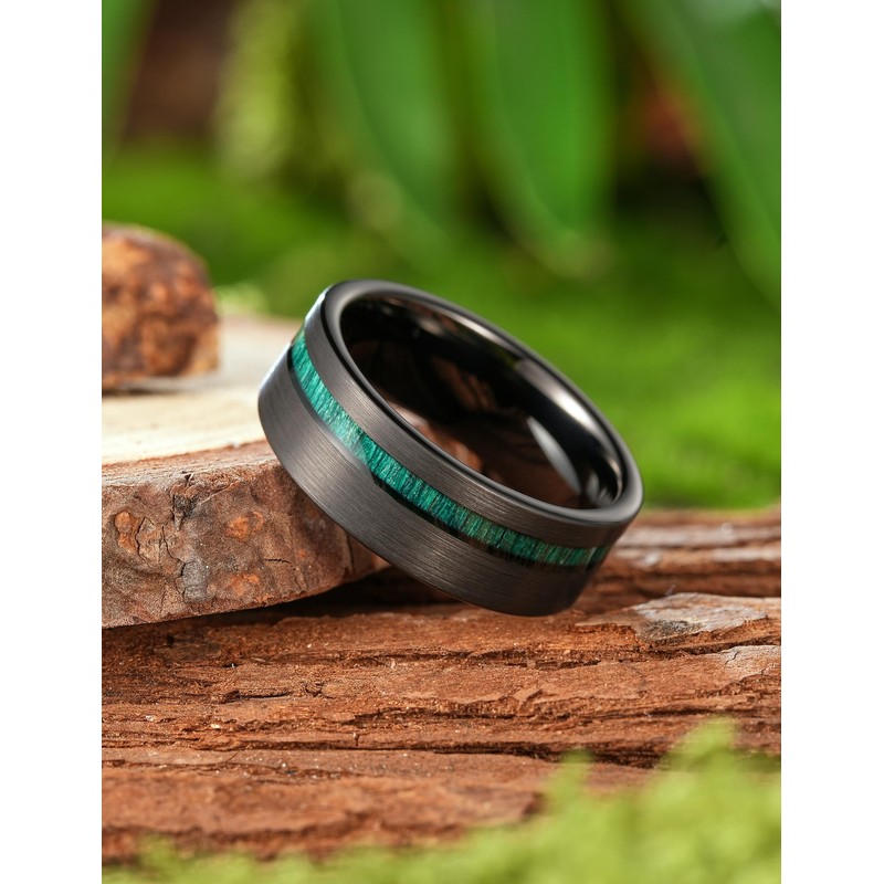 King Will Men Tungsten Wedding Band 8mm Size 9