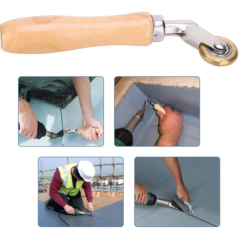 TICFOX Brass Pressure Roller, Hand Pressure Roller, 6.9 Inch Welding