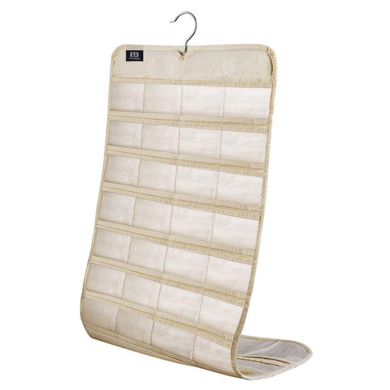 BB Brotrade Hanging Jewelry Organizer,Accessories Organizer,80 Pocket Organizer for Holding