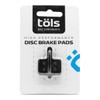TÖLS Organic Brake Pad Shimano Deore Bicycle Accessories, Multicoloured (Multicoloured),