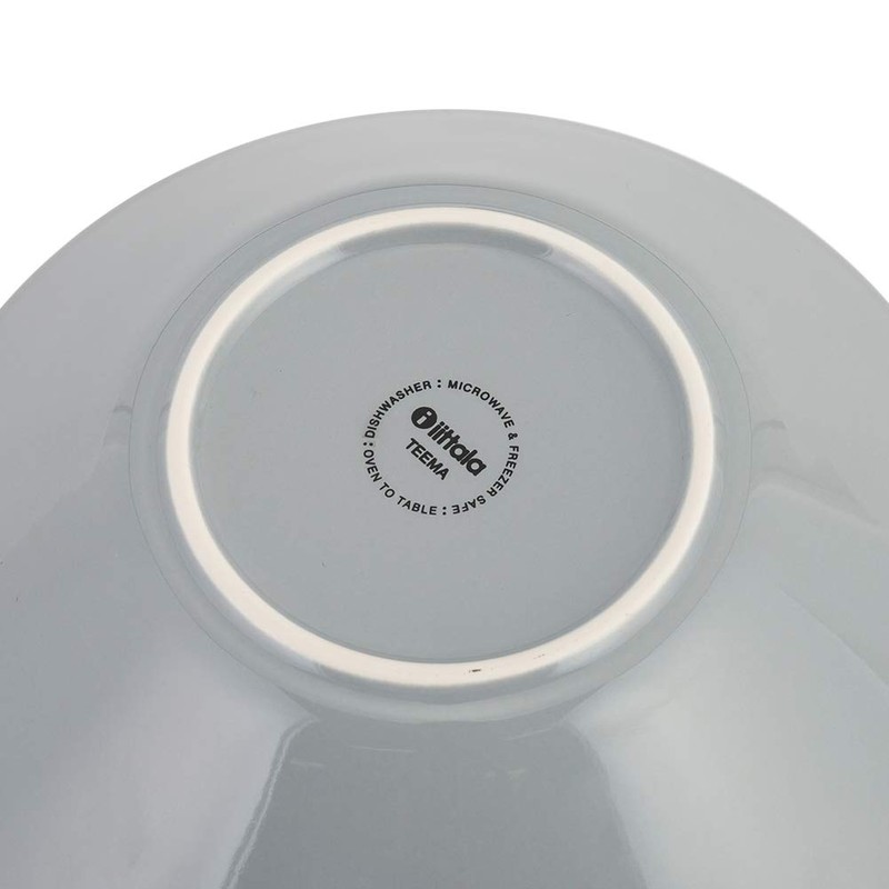 iittala 1005883 Teema Deep Plate, Pearl Gray, 8.3 inches (21