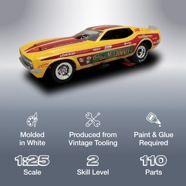 MPC 1/25 Shirley Maldowney Long Nose Mustang Fashion Sneakers, Plastic Model MPC1001