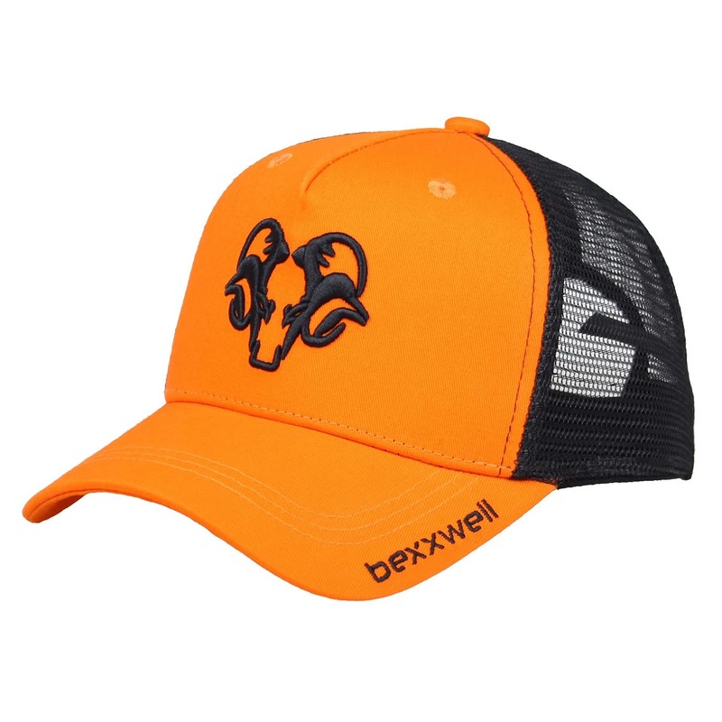 Bexxwell Snapback Cap Black with 3D Embroidery in Grey (Perfect