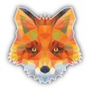 Geometric Fox Animal Polygonal Vinyl Sticker Decal Design