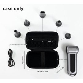 zimois Hard Case Compatible for WOLFBOX MF100 Electric Air Duste,Hard EVA Case for Air duster to Protect Your Air Duster from Damage and Parts Missing(only box)