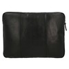 Gusti Austi Vegetable Tanned Laptop Case Leather Black Leather, black