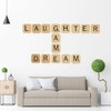 26pcs Scrabble Letters Stencil, Reusable Scrabble Letters for Wall Decor,