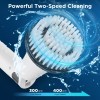 Swtroom Electric Spin Scrubber with Adjustable Handle Dual Speed Powerful