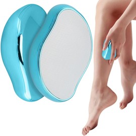 Crystal Hair Eraser for Hair Removal, Crystal Hair Remover for Men and Women,Crystal Hair Remover with Gentle Skin Exfoliation, Crystal Hair Remover,Works On All Body Parts (Blue)