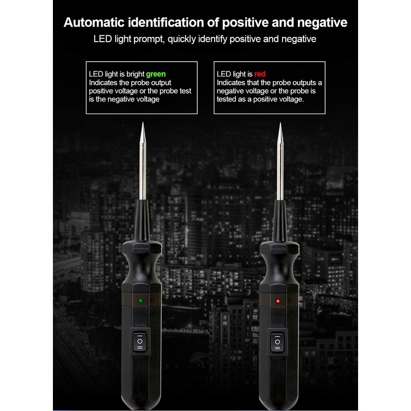 Automotive Power Probe 6-24 Volt Digital Multi Tester Circuit Tester