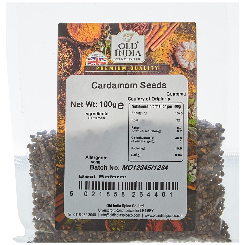 Old India Cardamom Seeds 100g