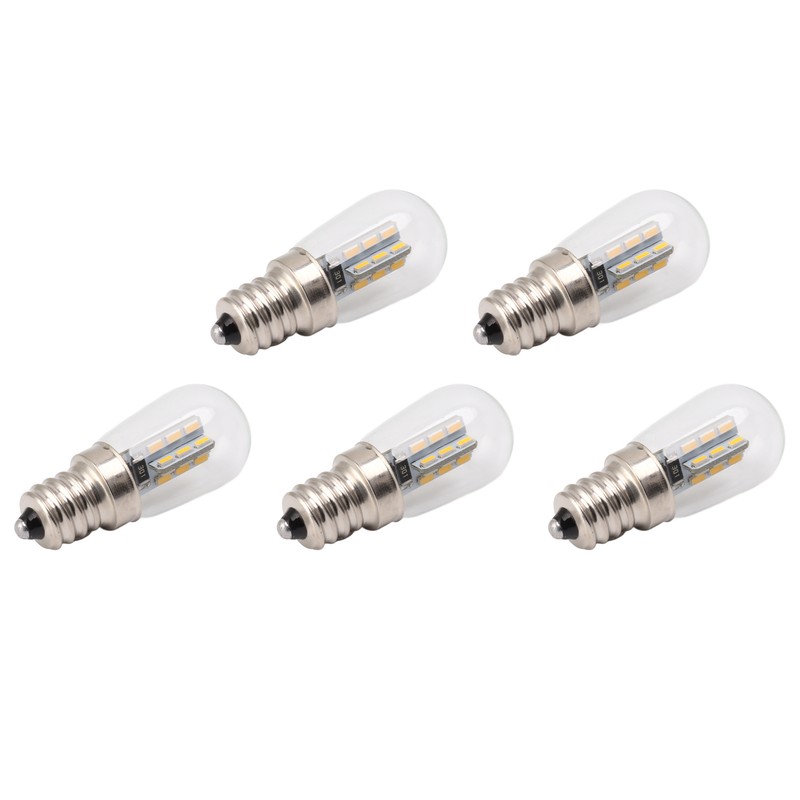 5Pcs E12 LED Bulb High Brightness 120V Fridge Lamp Bulb
