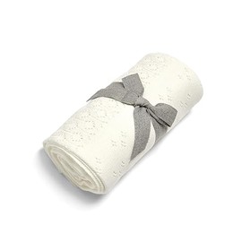 Mamas & Papas Small Knitted Blanket, Pointelle