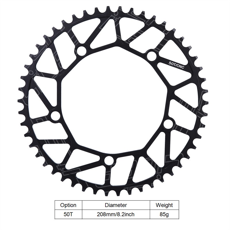 Outdoor Positive & Negative Teeth 130BCD Crank Single Disc 130BCD